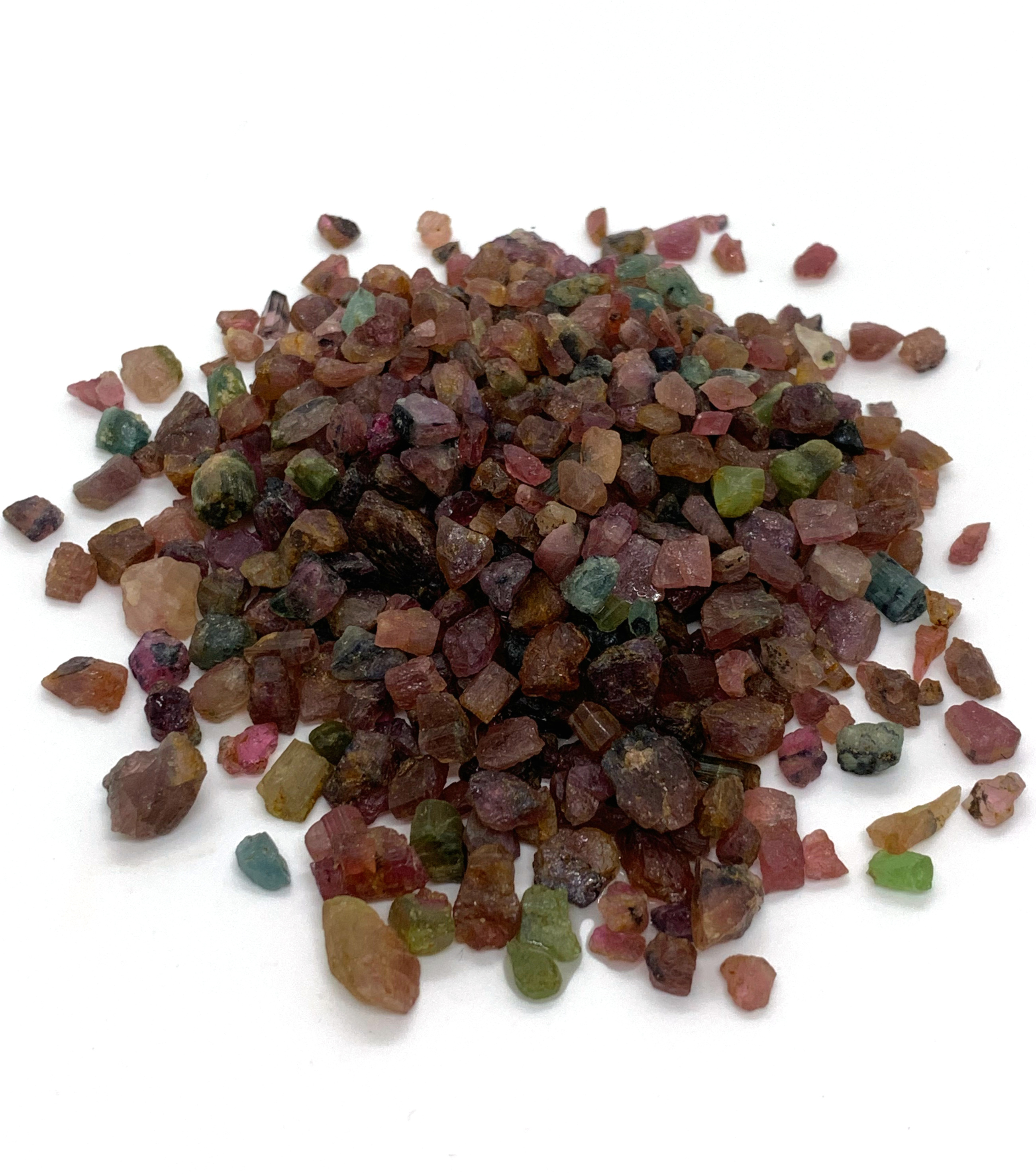 Turmalin - rot/bunt • 100 g • kleine Rohsteine